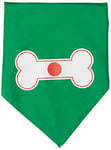 Mirage Bandana pour Chien Motif Drapeau Japonais Vert émeraude Taille S