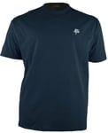 Rowan Tree Kingsize Mens 100% Cotton T Shirt Big Size Xxxxxl 5xl - Navy