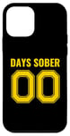 Coque pour iPhone 12 mini 0 jours de sobriété - Boire des boissons sportives et amusantes - 0 jours de sobriété