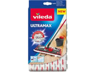 Vileda 4023103201262, Mopphuvud, Röd, Vit, Fiber, 1 Styck, 350 Mm, 140 Mm