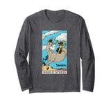 Shrek Noble Steed Donkey Puss In Boots Tarot Card Style Logo Long Sleeve T-Shirt