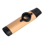 (gold)Kazoo Musical Instrument Easy Operation Cogging Design Gear Adjustment