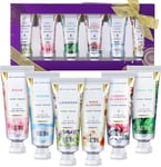 Hand Cream Gift Set - Moisturizing Lotion for Dry Hands, 6 x 1.0 oz, Aloe & E