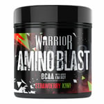 BCAA Powder Amino Acids Supplement 270g - Warrior - 30 Serving Tub - Strawberry