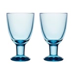 Arabia Verna glas 22 cl 2-pack Aqua