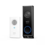 eufy 2K Video Doorbell E340 8GB Local Storage with Chime Battery or Wire Powered