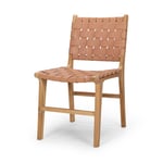 Indo Woven Dining Chair - Duck Egg