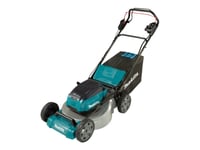 Makita Dlm462pt4 - Gressklipper - Trådløs - 18 V - 5 Ah - 2 Batterier, Inkludert Lader - 2500-3300 Rpm - 46 Cm - 39 Kg