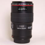 Canon Used EF 100mm f/2.8L IS USM Autofocus Macro Lens