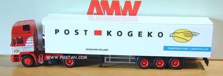 AWM - Camion avec remorque Frigorifique "Kogeko-Vogel" MAN F90 4x2 - 1/87 - A...