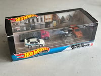 2019 Hot Wheels Premium FAST & FURIOUS DIORAMA BOX SET Charger Supra Jetta