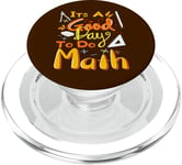 Back To School Its A Good Day To Do Math Teachers Women Kids PopSockets PopGrip for MagSafe