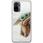 ERT GROUP Coque de téléphone Portable pour Xiaomi REDMI Note 10/ 10S Original et sous Licence Officielle Star Wars Motif Baby Yoda 016 adapté à la Forme du téléphone Portable, Coque en TPU