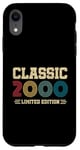 Coque pour iPhone XR 25 Year Old Gifts Classic 2000 Édition limitée 25e anniversaire