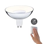 Ampoule Led GU10 dimmable 4,9W réflecteur argent Paulmann