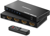 Switch Hdmi 2.1 8K 60Hz, Hdmi Commutateur 3 Entrées 1 Sortie Avec Télécommande Ir, Switcher Hdmi 3 Ports 4K 120Hz Soutien 8K 48Gbps Hdcp 2.3 Hdr10+ Pour Xbox Series X Ps4 Pro Ps5