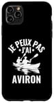 Coque pour iPhone 11 Pro Max Je Peux Pas J'ai Aviron Drôle Bateaux Rameur Sport Aviron