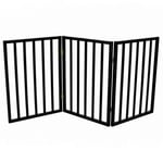 Dog Safety Folding Wooden Pet Gate Barrier