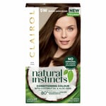 CLAIROL NATURAL INSTINCTS HAIR COLOR DYE NO AMMONIA 5W MEDIUM WARM BROWN