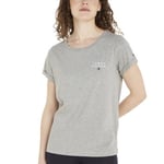 Tommy Hilfiger Original Lounge T Shirt Ljusgrå Large Dam