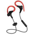 Wireless Bluetooth sport headphones integrated in line-mic + remote Black