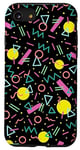 Coque pour iPhone SE (2020) / 7 / 8 Motif géométrique rétro des années 80 et 90 de Memphis