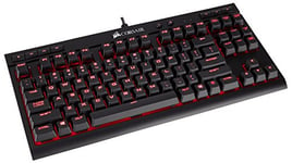 Corsair K63 clavier USB QWERTZ Allemand Noir - Claviers (Avec fil, USB, Clavier mécanique, QWERTZ, LED, Noir)