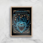 Dungeons & Dragons Monster Manual Giclee Art Print - A2 - Wooden Frame