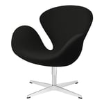 Fritz Hansen - Svanen Christianshavn Black Uni 1175 - Fåtöljer - designer_arne_jacobsen - Metall/Skum/Ull