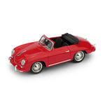 PORSCHE 356 CABRIOLET APERTA 1952 SPECIAL COLOR ROSSO 1:43 Brumm Auto Stradali