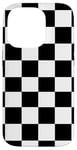 iPhone 14 Pro Black and White Checkered Plaid Checkerboard Pattern Case Case