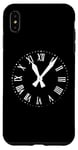 iPhone XS Max Clock Ticking Hour Vintage in White Color Case