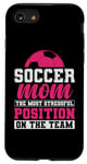 Coque pour iPhone SE (2020) / 7 / 8 Soccer Mom The Most Stressful Position On The Team