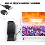 Male to Male Laptop TV USB 3.0 to HDMI-compatible Conventer Line Cable Adapter