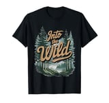 Into the Wild Adventure with Forest Scene for Nature Lovers T-Shirt