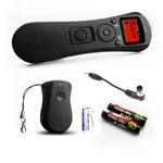 Wireless LCD Timer Remote Control For Nikon D300 D200 D3 D1 D810 D800 D700