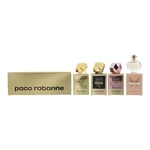 Paco Rabanne 3x 5ml 1x 6ml Lady Million Miniature Gift Set