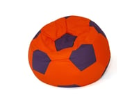 Fodbold Sako Taske Pouffe Rød-Lilla Xxl 140 Cm