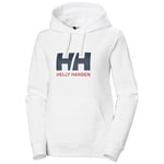 Helly Hansen Womens W HH Logo Hoodie 2.0 - White, 2XL