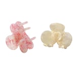 2 Pcs Acetic Flower Claw Clips for Thick Hair Thin Cute Hair Claw Clips4352