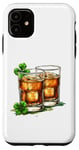 iPhone 11 St. Patricks Day Paddys Design Fun to Beers Whiskey Party Case