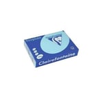 Clairefontaine Lot de 4 Ramettes 250 Feuilles Papier 160g A4 210x297 mm Certifié FSCBleu alizé