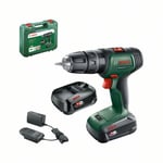 Bosch Slagborrmaskin Universalimpact 18V med 2x1,5Ah batterier och laddare