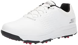 Skechers Homme Torque Waterproof Golf Shoe Chaussure, Semelle Blanche et Noire, 42 EU