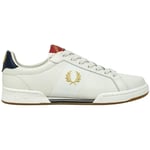 Fred Perry Mens B1258 162 White Leather Trainers - Size UK 3