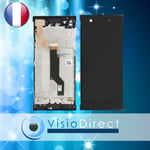 Vitre tactile+ lcd sur chassis pour Sony Xperia XA1 Ultra noir G3212 G3221 G3226