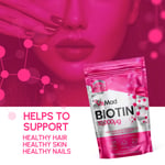 BIOTIN 10,000mcg - 120 Tablets High Strength Healthy Hair, Skin & Nail Growth