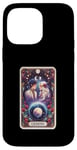 Coque pour iPhone 14 Pro Max Gemini Tarot Carte astrologique Zodiaque Astrologie Signe astrologique