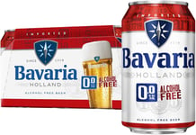 Bavaria 0.0 Percent Original Alcohol Free Beer 24 X 330 Ml Cans