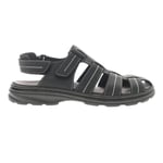 Propet Mens Hunter Fisherman Athletic Sandals Casual - Black, Black, 14 X-Wide